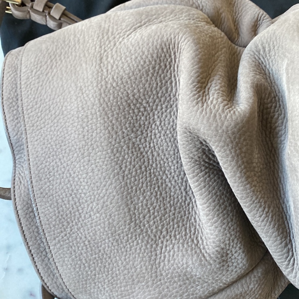 Alexander Wang Grey Suede Diego Bucket Bag - Picture 8 of 13